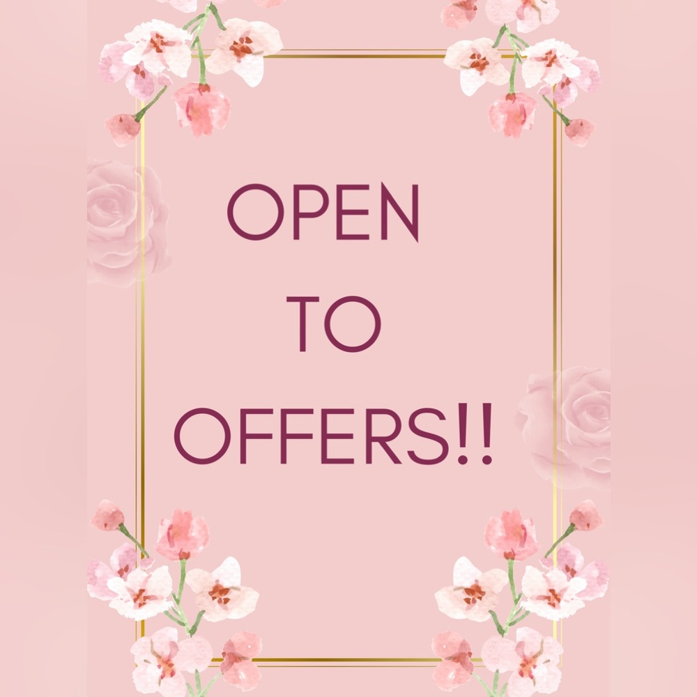 OPEN TO OFFERS!!